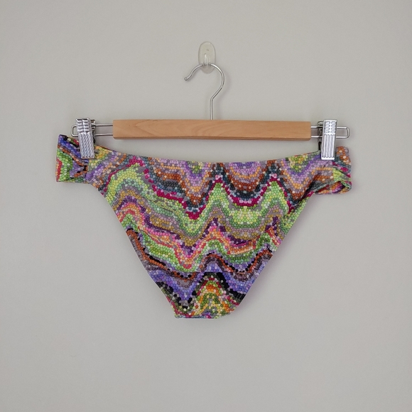 L*space Audrey Bikini Bottom Multicolor Mosiac Size Small - Picture 5 of 14